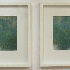 15 and 16 framed diptych setting