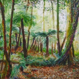 Cathedral of Ferns 10  watercolour on rag paper 39cm x 25cm  2012