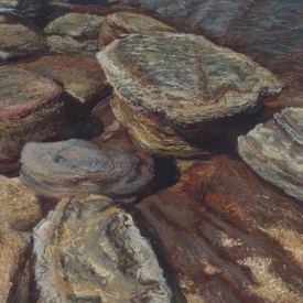 Long Reef Tideline  pastel on paper 30cm x 44cm 1998