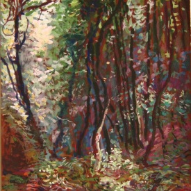 Ferber Steps 1   gouache on paper 18cm x 29cm  2010