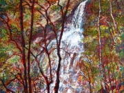 'Coachwoods at Empress Falls' oil on canvas 76x107cm 2010