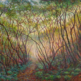 Katoomba Falls Track 2  oil on canvas 152cm x 102cm  2011