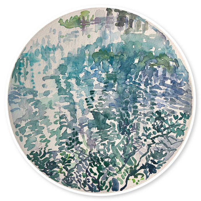 Study for Water Halo No. 2 Blue Lake series lll