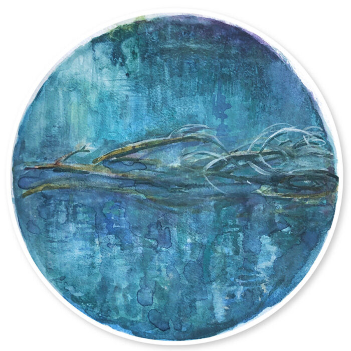 Study for Water Halo No. 12 Blue Lake series lll