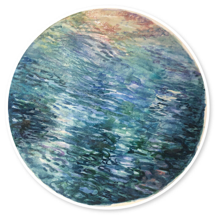 Study for Water Halo No. 23 Blue Lake series lll