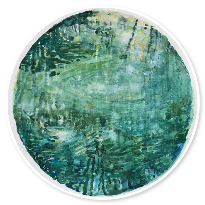 Study for Water Halo No. 35 Blue Lake series lll