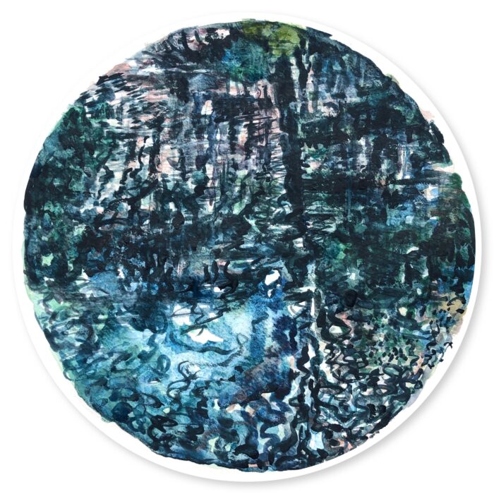 Study for Water Halo 18 Blue Lake Series lll