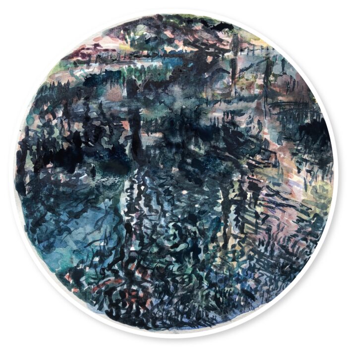 Study for Water Halo 19 Blue Lake series lll