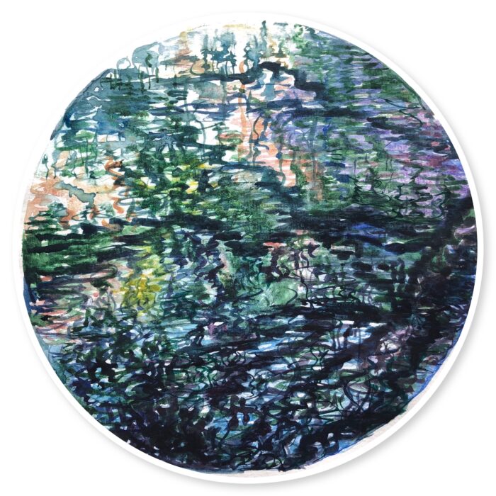 Study for Water Halo 20 Blue Lake Series lll