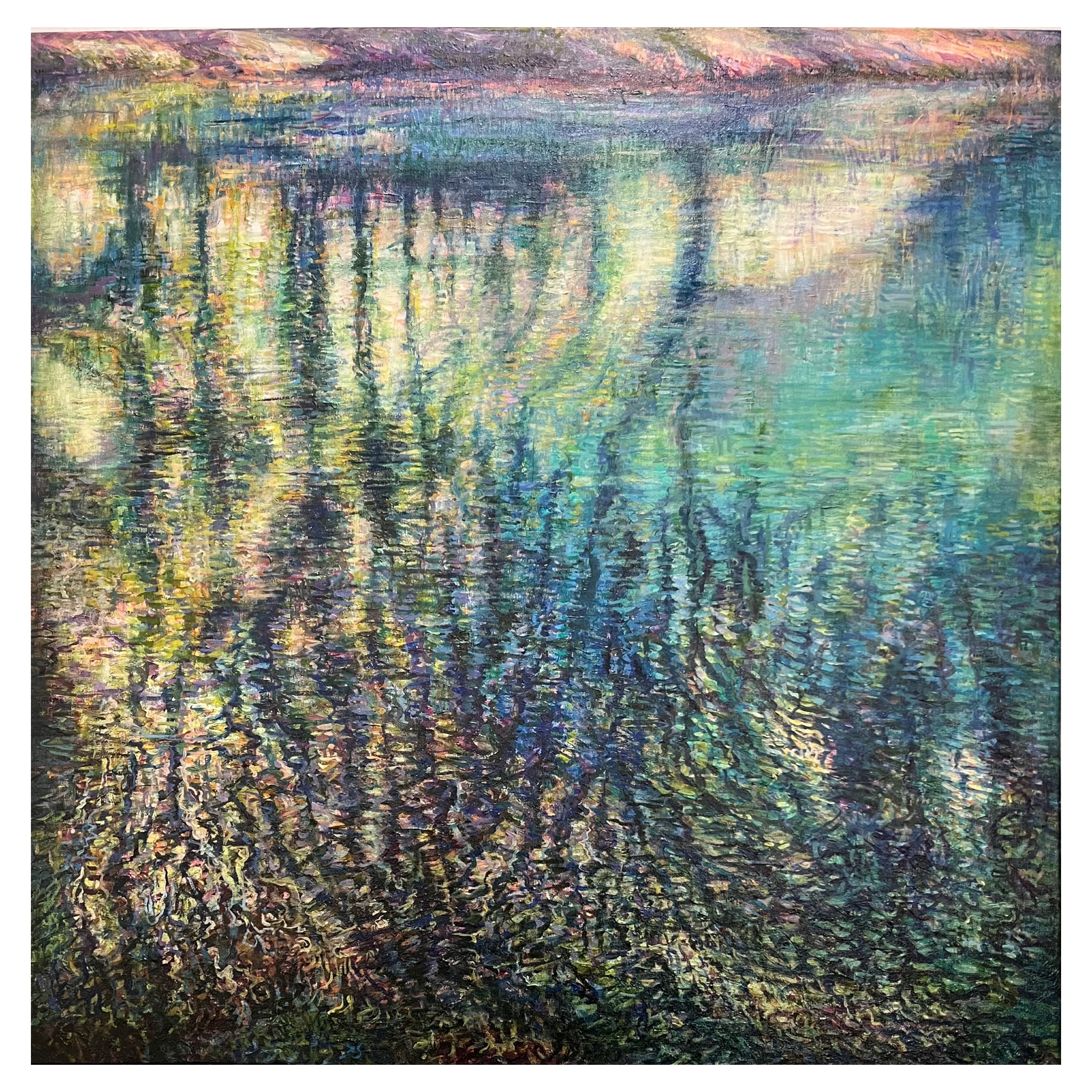 2024 oil on canvas 101cm x 101cm
